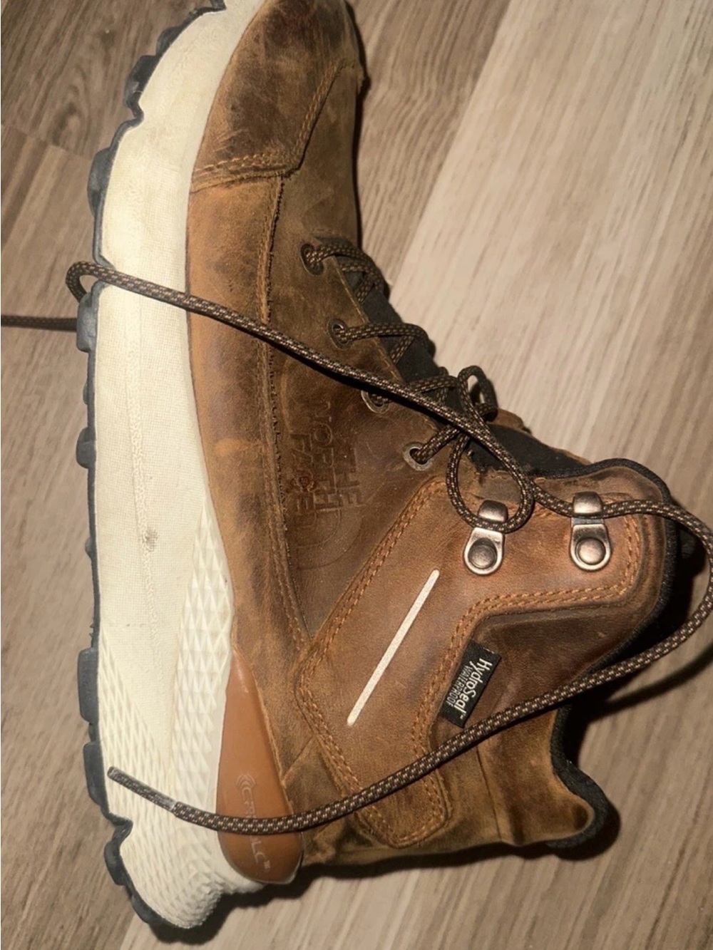 North face men’s 9 Val2 leather boot shoe